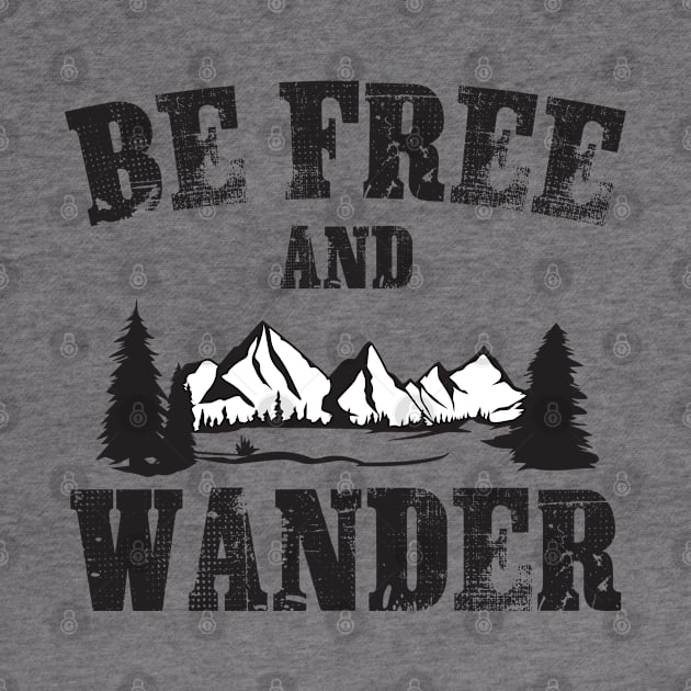 Berge Wandern Natur Berg Outdoor Geschenk T-Shirt by Little Treasures